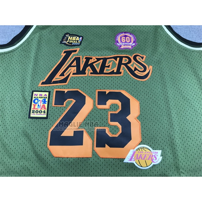 Maglia
 Lebron James NO 23 Los Angeles Lakers Mitchell & Ness 2018-19 Verde

